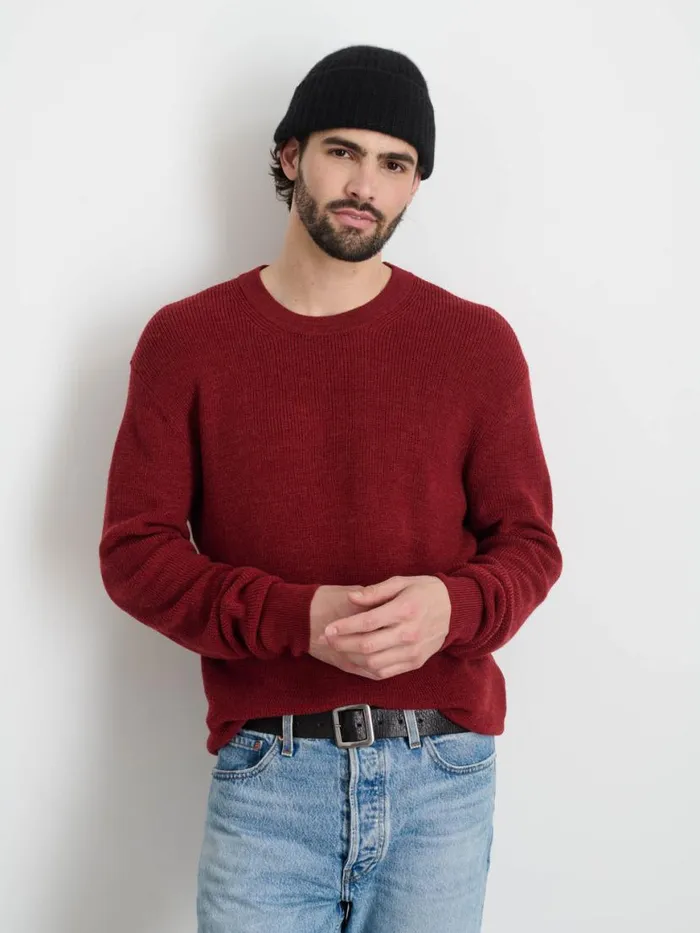 Alex Mill Hank Crewneck Sweater In Wool Heather Amber Men Sweaters Sweatshirts Alex Mill Hank Crewneck Sweater In Wool Heather Amber Men Sweaters Sweatshirts