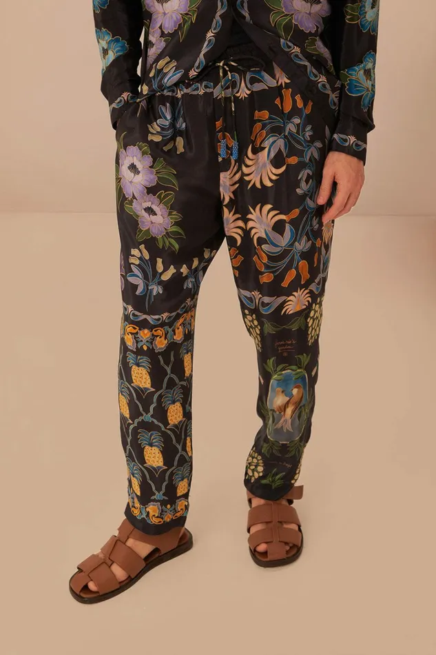 Black Winter Garden Pants Women FARM Rio Pants