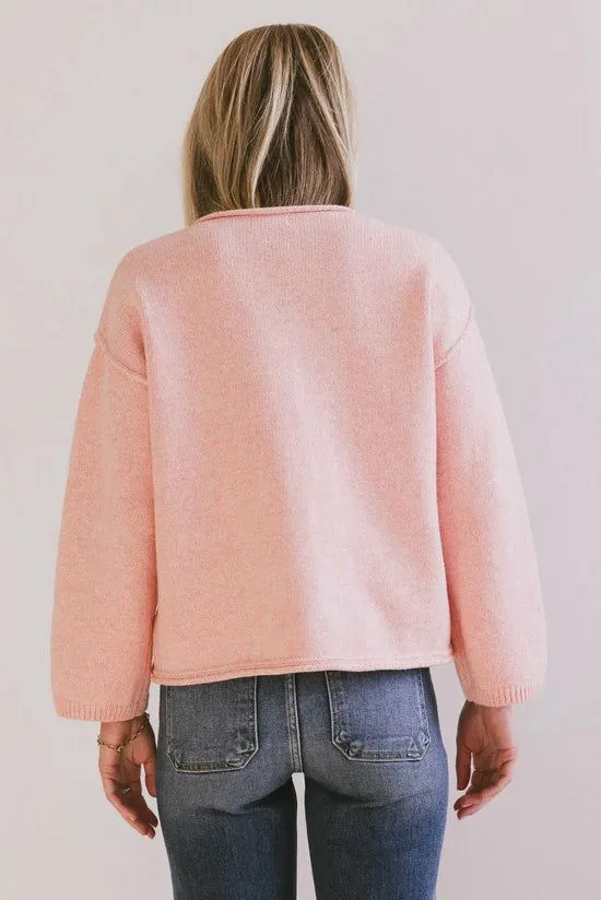 Bohme Carlie Knit Cardigan In Pink Pink Women Cardigans