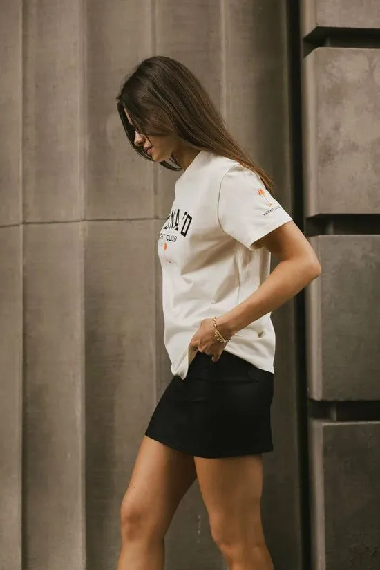 Bohme Monaco Yacht Club Graphic Tee Ivory Women Graphics