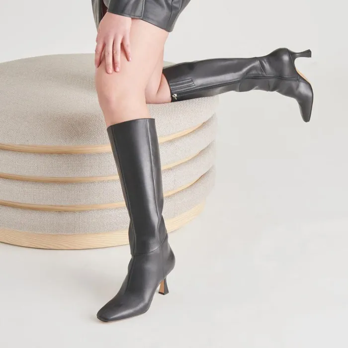 Boots and Booties Women Dolce Vita Gyra Boots Black Leather