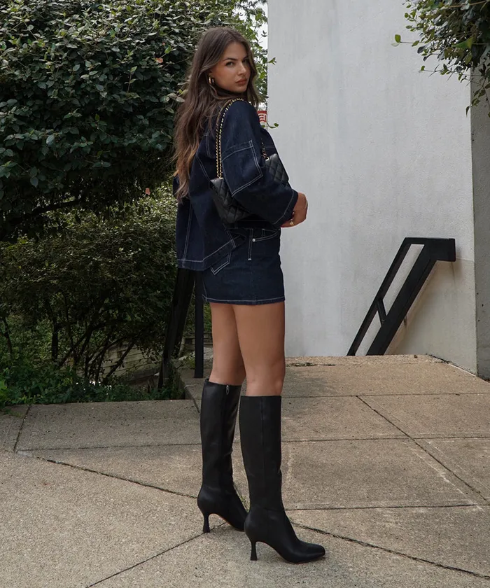 Boots and Booties Women Dolce Vita Gyra Boots Black Leather
