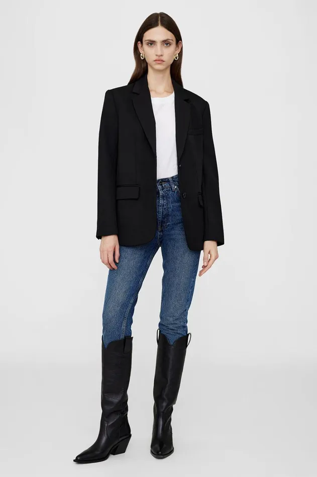 Boots Women ANINE BING Tall Tania Boots In Black ANINE BING