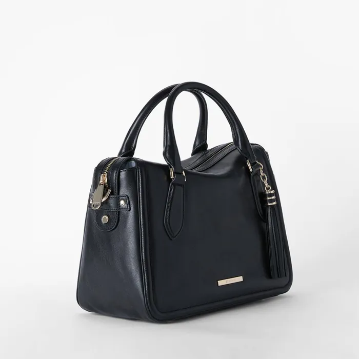 Brahmin Satchels Micaela Black Nightshade 8211 Women Brahmin Satchels Micaela Black Nightshade 8211 Women