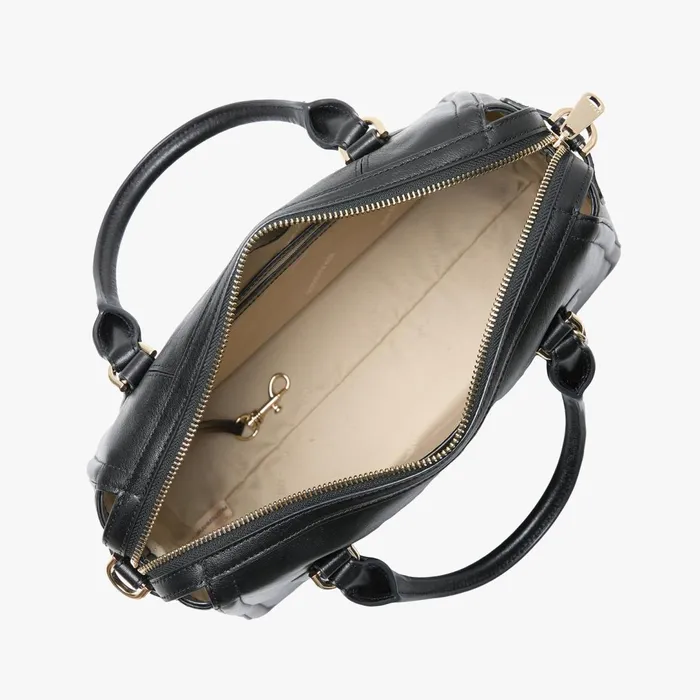 Brahmin Satchels Micaela Black Nightshade 8211 Women Brahmin Satchels Micaela Black Nightshade 8211 Women