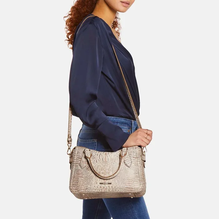 Brahmin Satchels Micaela Black Nightshade 8211 Women Brahmin Satchels Micaela Black Nightshade 8211 Women