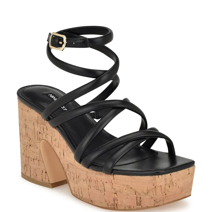 Corke Platform Wedge Strappy Sandals Corke Platform Wedge Strappy Sandals