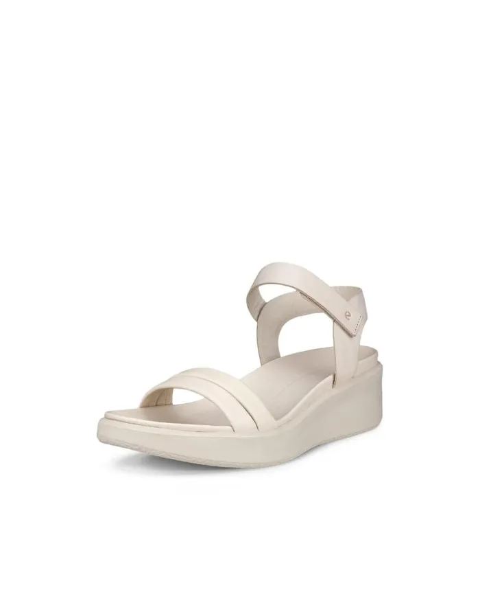 Ecco Sandals Women ECCO Flowt Wedge Lx Beige Ecco Sandals Women ECCO Flowt Wedge Lx Beige