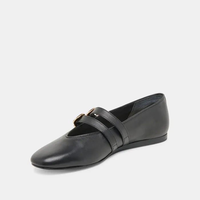 Flats and Loafers Women Dolce Vita Baylee Ballet Flats Black Leather