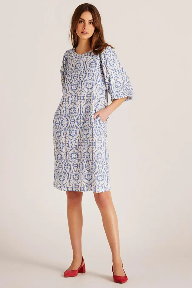 GEORGIE DRESS 14962 501 Blue 501 Women IN FRONT DRESSES