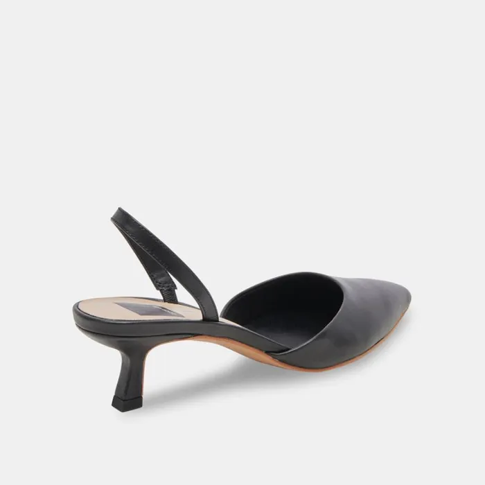 Heels Women Dolce Vita Corsa Wide Heels Black Leather