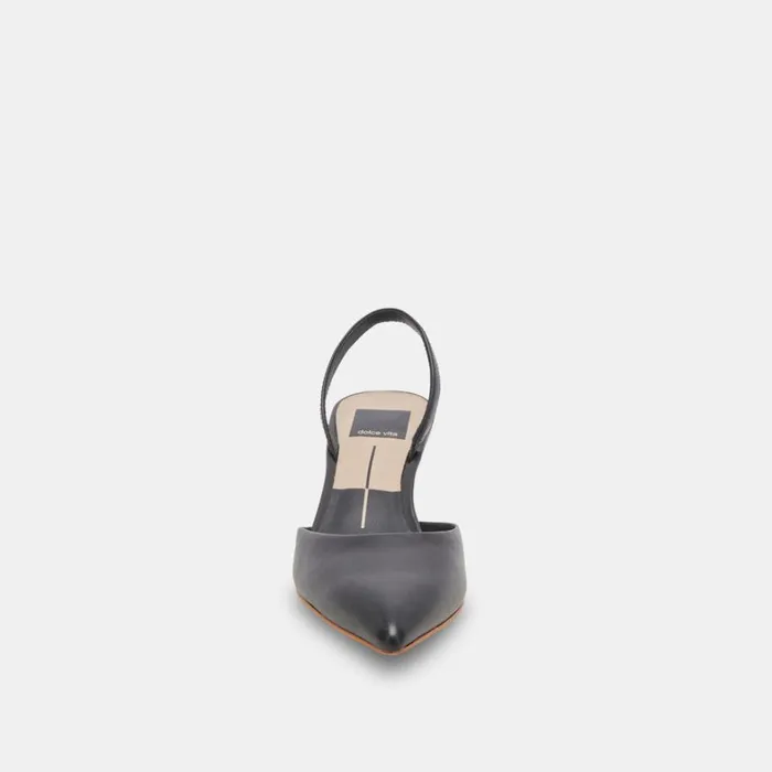 Heels Women Dolce Vita Corsa Wide Heels Black Leather
