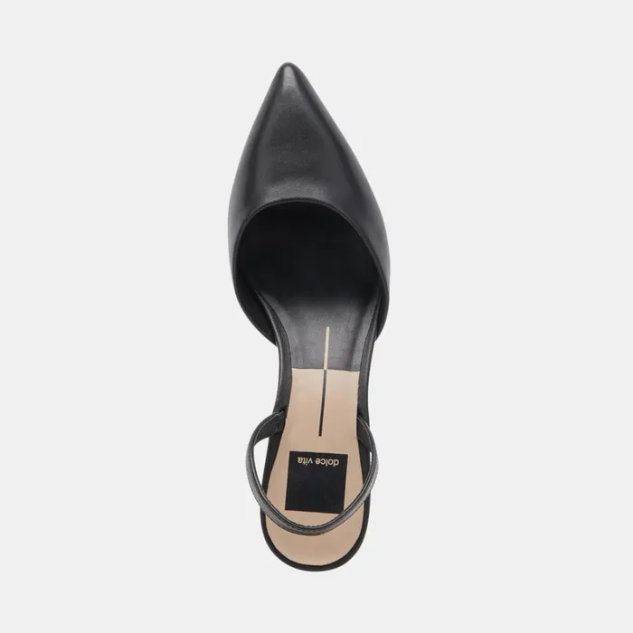Heels Women Dolce Vita Corsa Wide Heels Black Leather