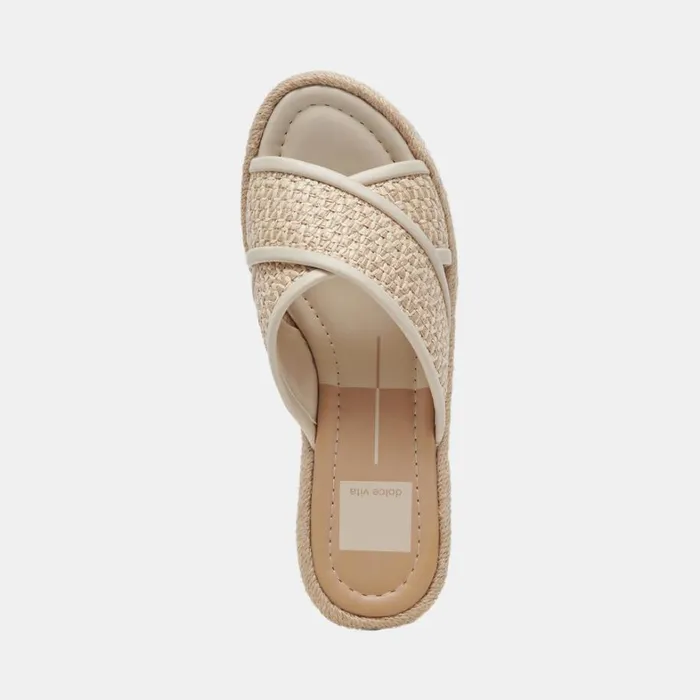 Heels Women Dolce Vita Eldora Heels Natural White Raffia