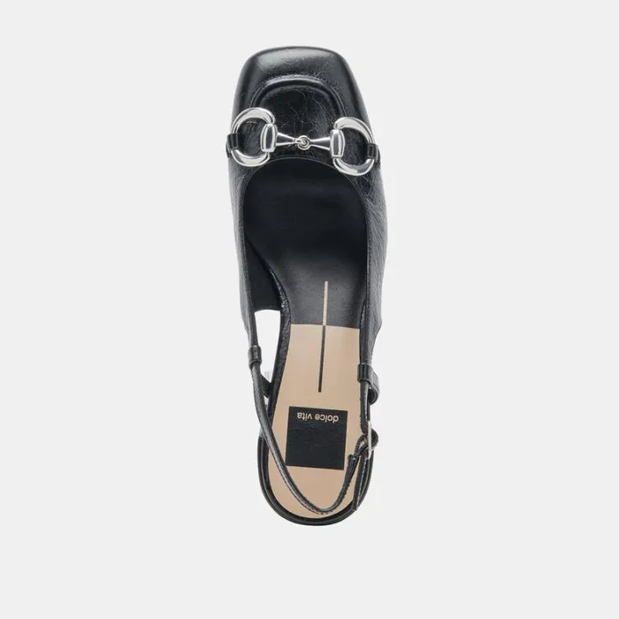 Heels Women Dolce Vita Melli Heels Midnight Crinkle Patent