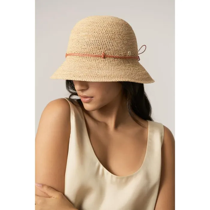 Helen Kaminski Rosie Natural Sunset Hats Cloche