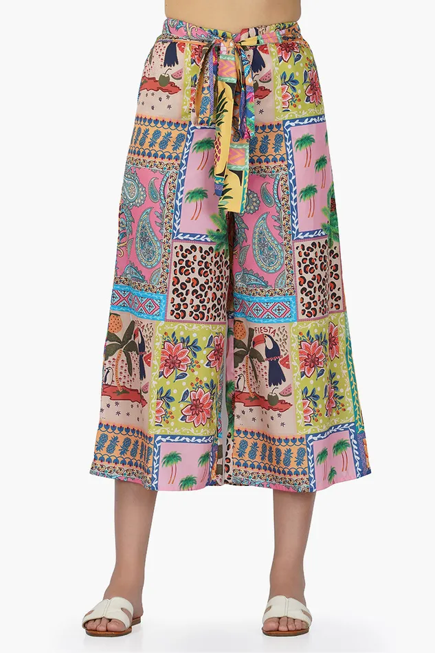 Macaw Pineapple Button Up Pants Macaw Pineapple Button Up Pants