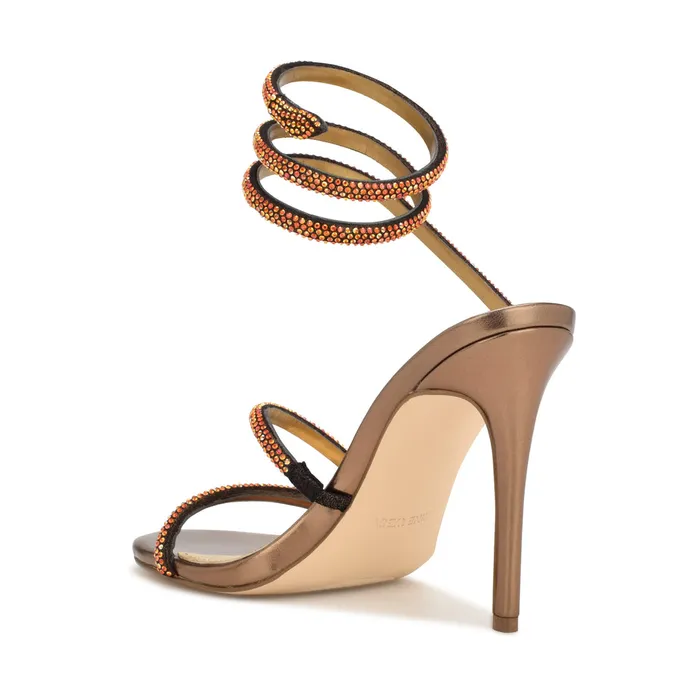 Maskil Ankle Wrap Heeled Sandals Maskil Ankle Wrap Heeled Sandals
