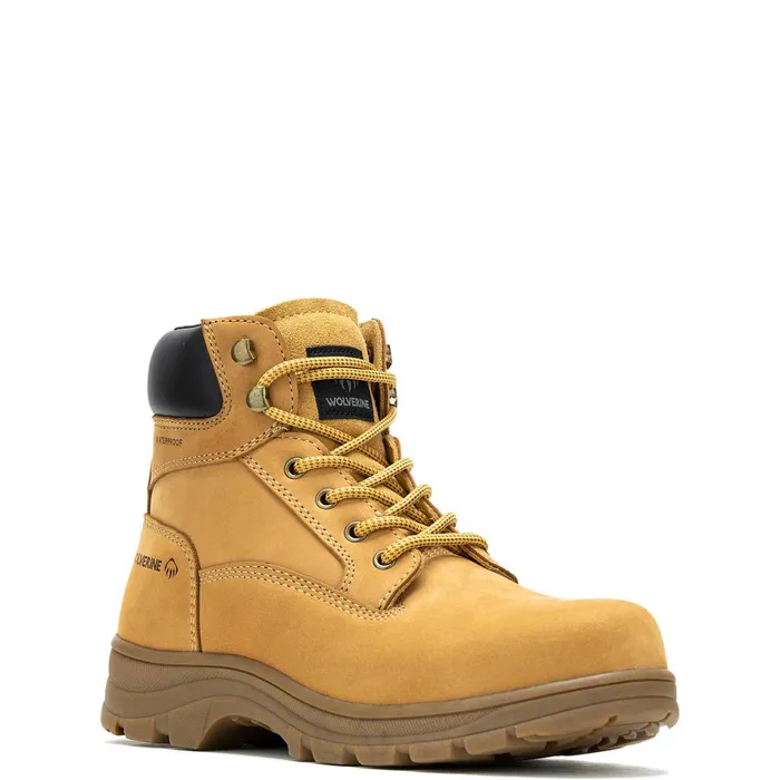 Men Carlsbad Waterproof 6034Work Boot Wheat Wolverine Soft Toe