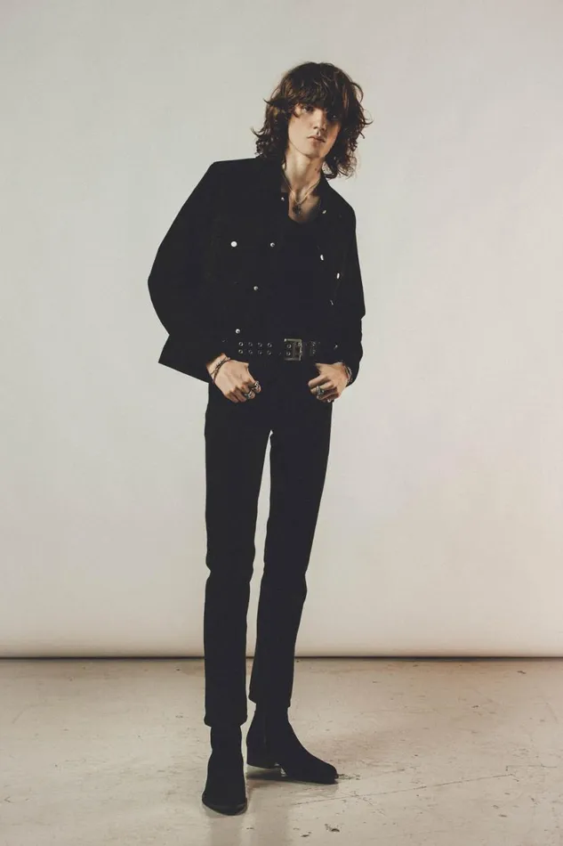 Men Suede Trucker Jacket OTHER LEATHER JACKETS
