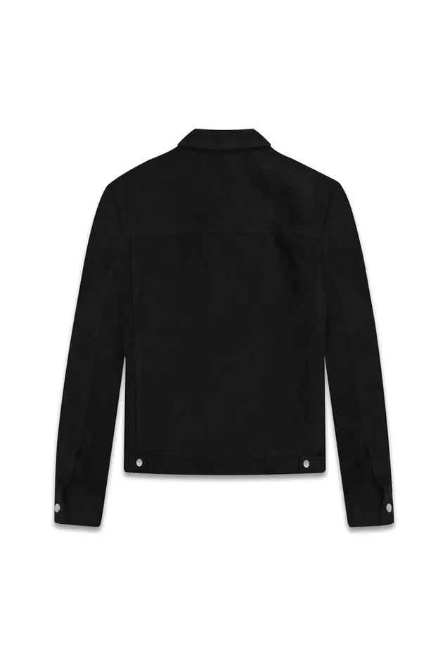 Men Suede Trucker Jacket OTHER LEATHER JACKETS