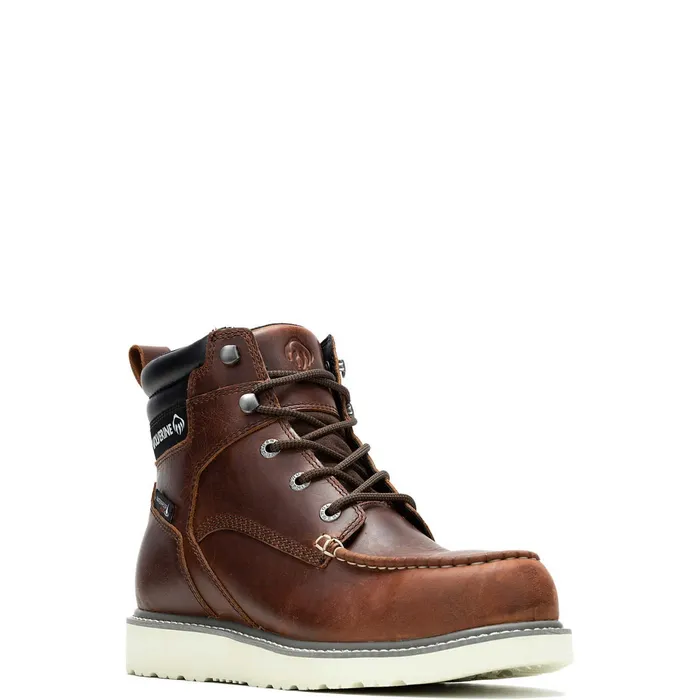 Men Trade Wedge 6034MocToe Work Boot Rust Wolverine Soft Toe
