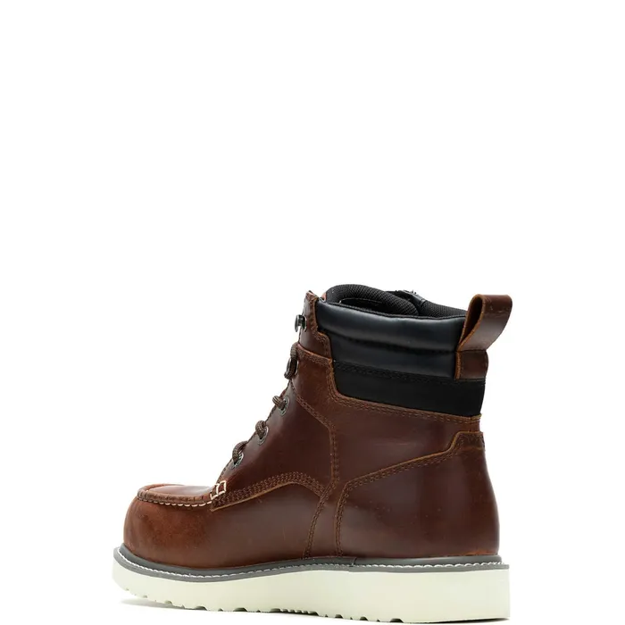 Men Trade Wedge 6034MocToe Work Boot Rust Wolverine Soft Toe