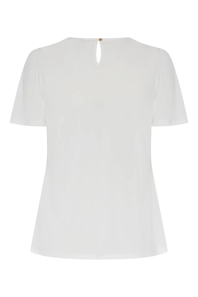 MILA BLOUSE 15781 020 Off White 020 Women IN FRONT TOPS TSHIRTS