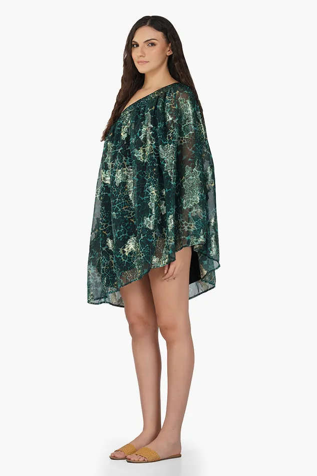 Nevada Tiger Lurex Beach Cover UP Dress Nevada Tiger Lurex Beach Cover UP Dress