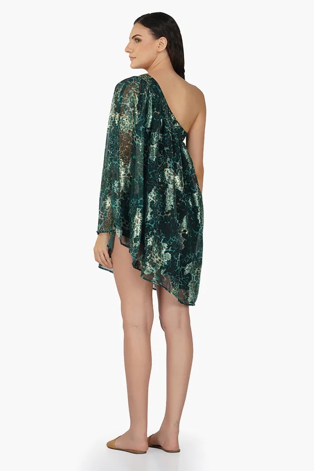Nevada Tiger Lurex Beach Cover UP Dress Nevada Tiger Lurex Beach Cover UP Dress