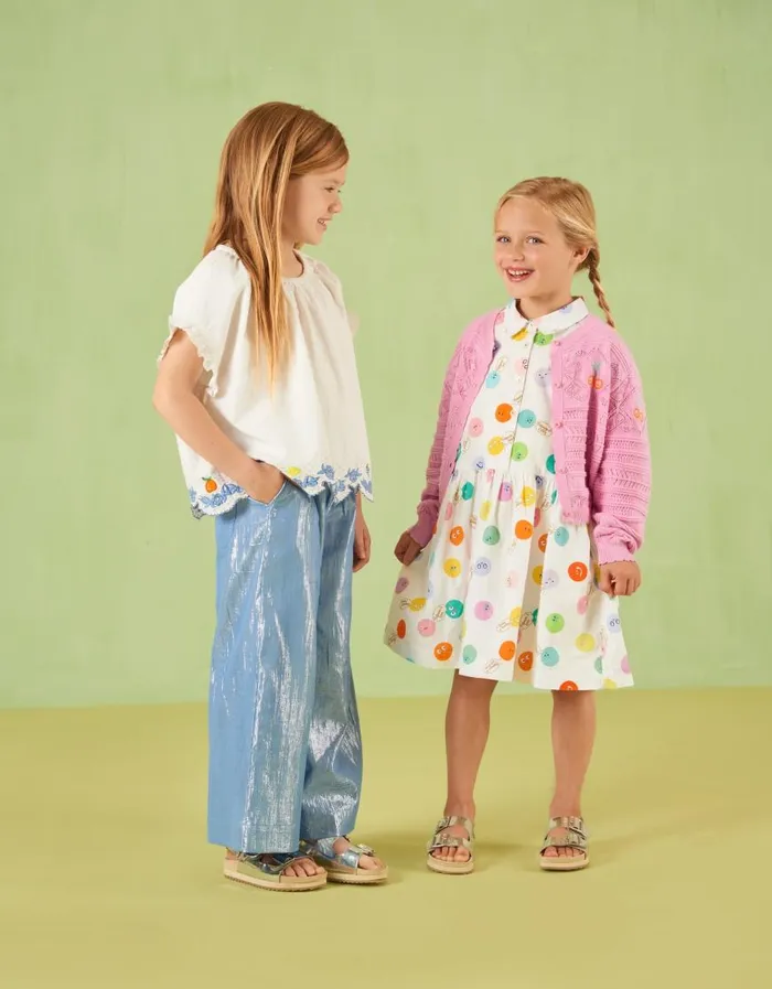 Oilily Dresses Girls Dots Dress Vitamin Dotsbright White Oilily Dresses Girls Dots Dress Vitamin Dotsbright White