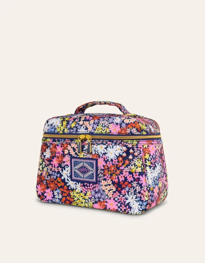 Oilily Toiletry Bags Women Cocos Beauty Case Vitamine Flowersblue Print Oilily Toiletry Bags Women Cocos Beauty Case Vitamine Flowersblue Print