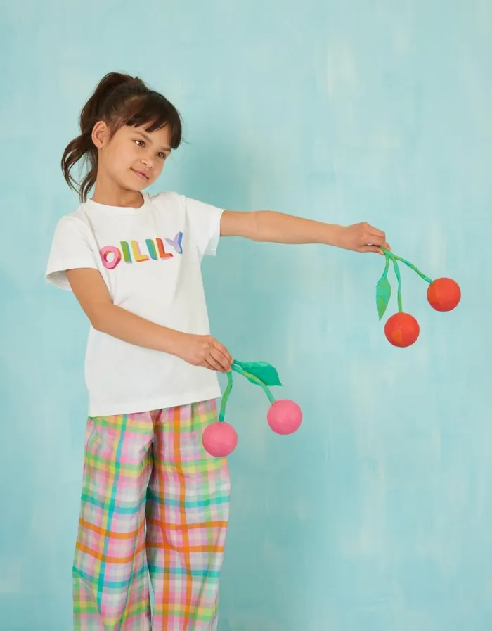 Oilily Trousers Girls Palazzos Trousers Candy Check Oilily Trousers Girls Palazzos Trousers Candy Check