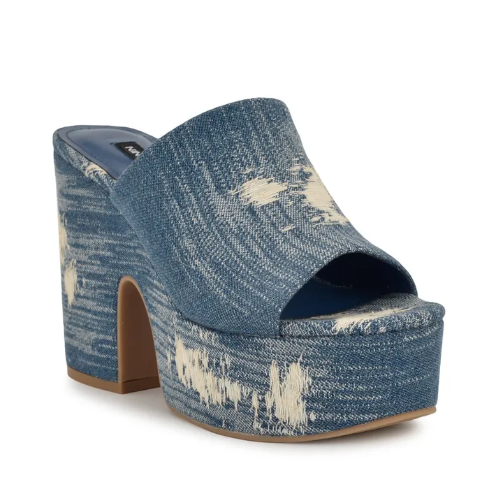 Olley Platform Slide Sandals Olley Platform Slide Sandals
