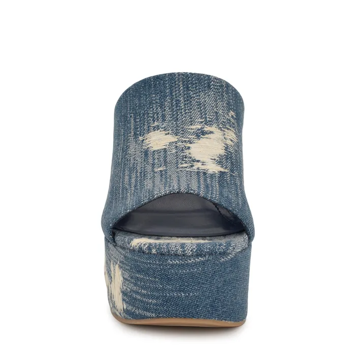 Olley Platform Slide Sandals Olley Platform Slide Sandals