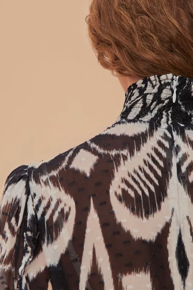 Pineapple Ikat Black Mini Dress Women FARM Rio Mini Dresses Pineapple Ikat Black Mini Dress Women FARM Rio Mini Dresses