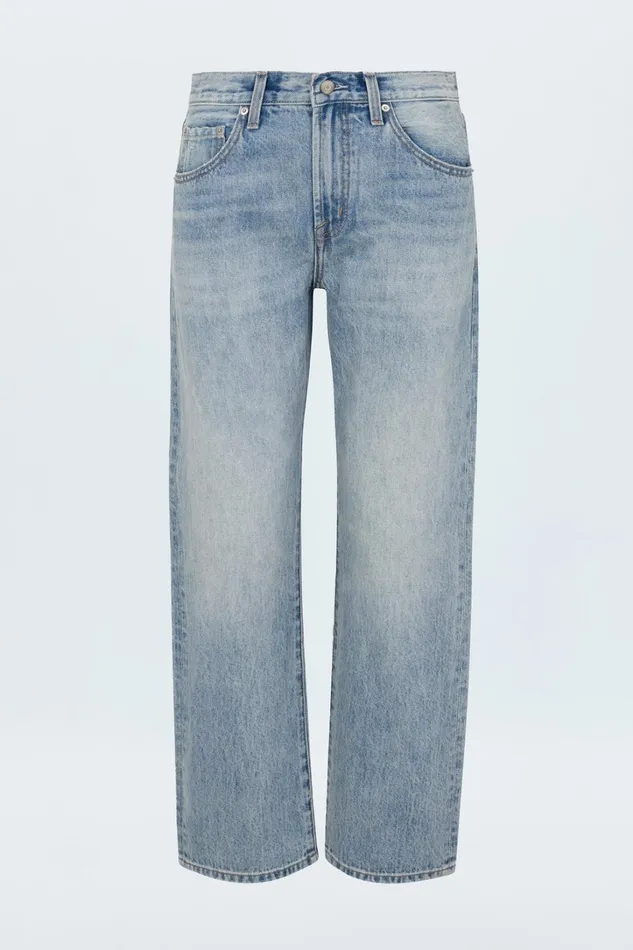 Pistola Denim Denim Women Lexi Mid Rise Bowed Straight Jean 8211 Bowie