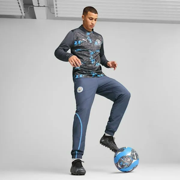 Puma Hoodies and Sweatshirts Manchester City PreMatch 039s QuarterZip Top Strong Graycool Light Gray 8211 Men Puma Hoodies and Sweatshirts Manchester City PreMatch 039s QuarterZip Top Strong Graycool Light Gray 8211 Men
