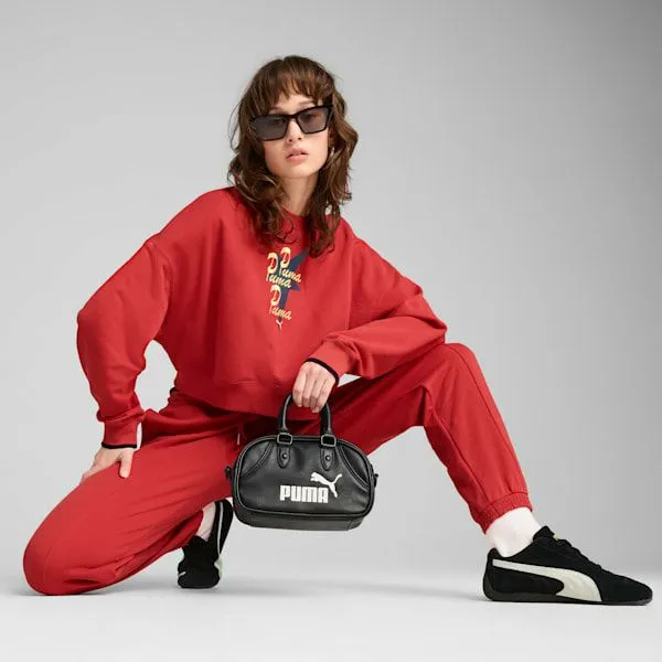 Puma Hoodies and Sweatshirts ROAD TO UNITY 039s Oversized Crew Sweatshirt Red Fire 8211 Women Puma Hoodies and Sweatshirts ROAD TO UNITY 039s Oversized Crew Sweatshirt Red Fire 8211 Women