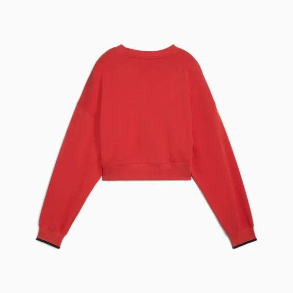 Puma Hoodies and Sweatshirts ROAD TO UNITY 039s Oversized Crew Sweatshirt Red Fire 8211 Women Puma Hoodies and Sweatshirts ROAD TO UNITY 039s Oversized Crew Sweatshirt Red Fire 8211 Women