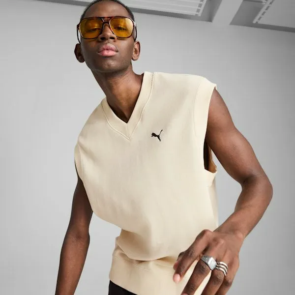 Puma Hoodies and Sweatshirts WARDROBE ESSENTIALS 039s Relaxed Vest Alpine Snow 8211 Men Puma Hoodies and Sweatshirts WARDROBE ESSENTIALS 039s Relaxed Vest Alpine Snow 8211 Men