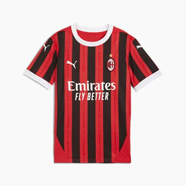 Puma Kids AC Milan 2425 Replica Home Big 039 Soccer Jersey For All Time Redpuma Black 8211 Kids Puma Kids AC Milan 2425 Replica Home Big 039 Soccer Jersey For All Time Redpuma Black 8211 Kids