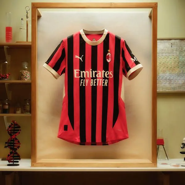Puma Kids AC Milan 2425 Replica Home Big 039 Soccer Jersey For All Time Redpuma Black 8211 Kids Puma Kids AC Milan 2425 Replica Home Big 039 Soccer Jersey For All Time Redpuma Black 8211 Kids