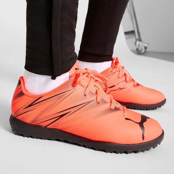 Puma Kids ATTACANTO 039 Turf Soccer Cleats Glowing Redpuma Black 8211 Kids