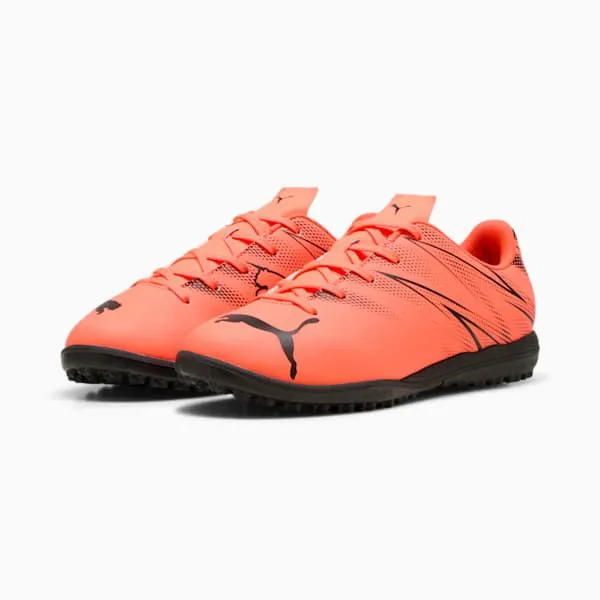 Puma Kids ATTACANTO 039 Turf Soccer Cleats Glowing Redpuma Black 8211 Kids