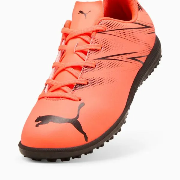 Puma Kids ATTACANTO 039 Turf Soccer Cleats Glowing Redpuma Black 8211 Kids