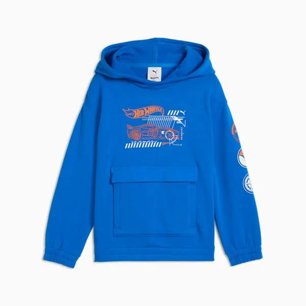 Puma Kids PUMA X HOT WHEELS Little 039 Relaxed Graphic Hoodie Puma Team Royal 8211 Kids Puma Kids PUMA X HOT WHEELS Little 039 Relaxed Graphic Hoodie Puma Team Royal 8211 Kids
