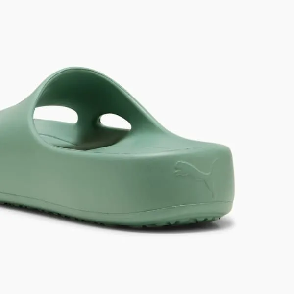 Puma Lifestyle Shibusa 039s Platform Slides Green Moon 8211 Women