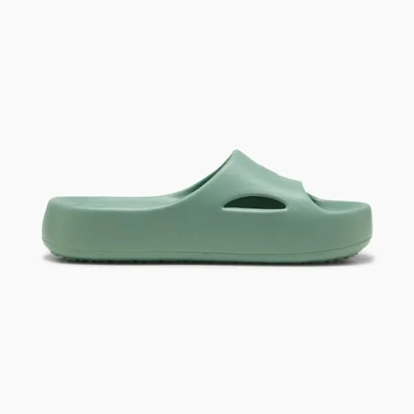 Puma Lifestyle Shibusa 039s Platform Slides Green Moon 8211 Women