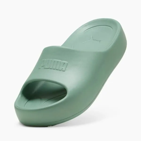 Puma Lifestyle Shibusa 039s Platform Slides Green Moon 8211 Women